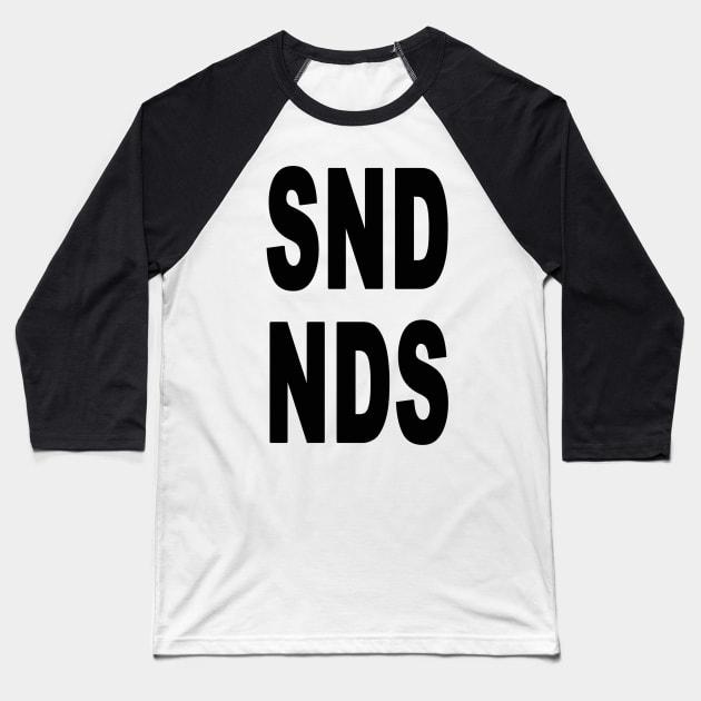 SND NDS Baseball T-Shirt by Eli_C05